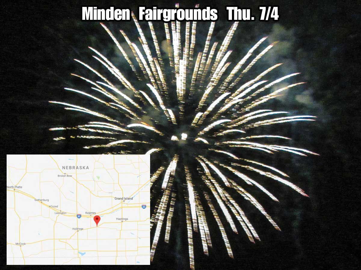 Minden fireworks July 4, 2019
